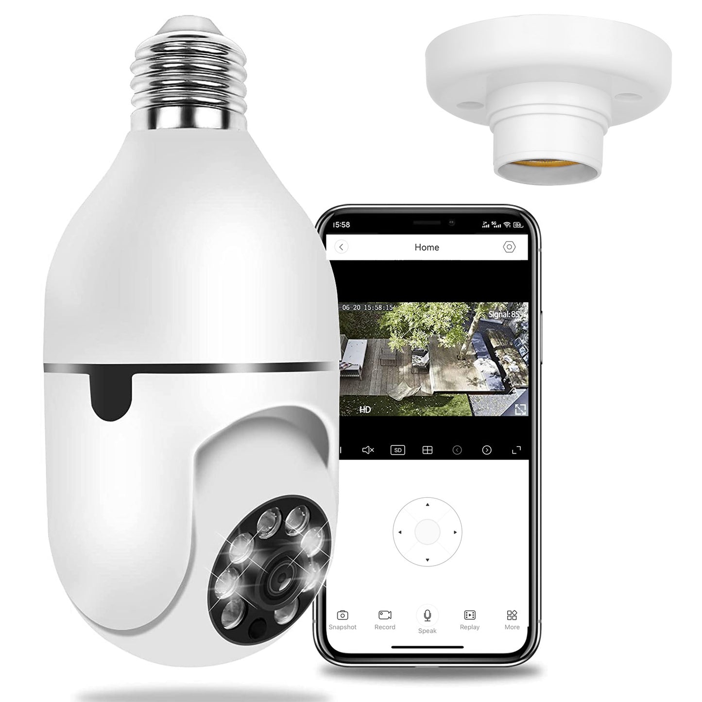 WiFi Bulb Camera 1080P